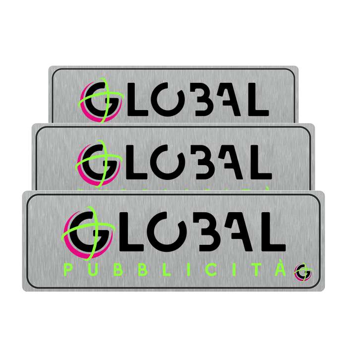 Targhette Adesive Oro Per Toilette - 15x5 Cm, Autoadesive, Impermeabili, Per Uffici, Locali