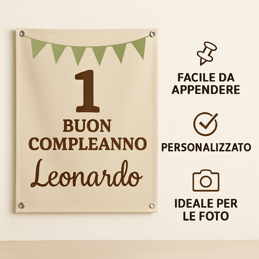 BANNER STRISCIONE PRIMO compleanno - winnie the pooh - CON NOME bimbo bimba - 04 benefici utilizzo