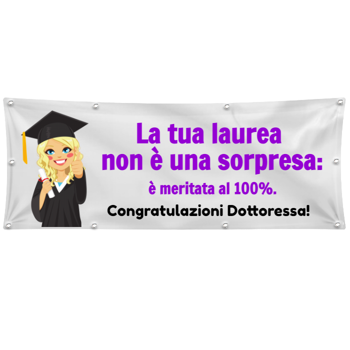 GLOBAL STRISCIONE FONDALE MATRIMONIO - MERITATA AL 100% - IN CARTA O IN BANNER PVC ANCHE DA ESTERNO GARANZIA 5 ANNI