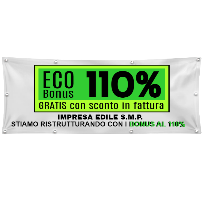 GLOBAL STRISCIONE FONDALE ATTIVITÀ - MURATORE IMPRESA - PERSONALIZZATO IN CARTA O IN BANNER PVC ANCHE DA ESTERNO GARANZIA 5 ANNI