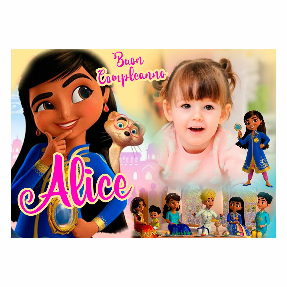 GLOBAL STRISCIONE FONDALE COMPLEANNO - Mira Royal Detective - STRISCIONE PERSONALIZZATO IN CARTA O IN BANNER PVC ANCHE DA ESTERNO GARANZIA 5 ANNI