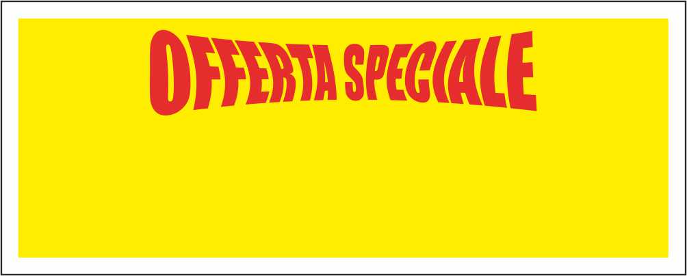 OFFERTA SPECIALE Segnaprezzi - CARTELLO SEGNALETICO UNI ISO 7010 in Adesivo Resistente, Pannello in Forex, Pannello In Alluminio