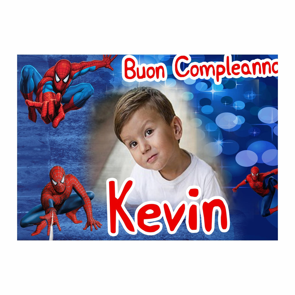 Striscione Di Compleanno Spiderman Personalizzato - Italia - Foto 8