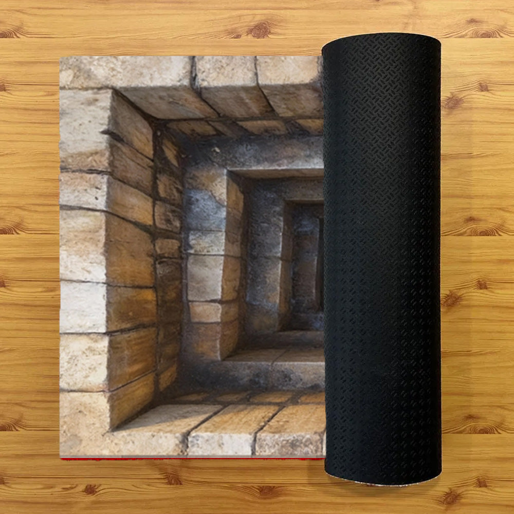 Tappeto zerbino personalizzato - ILLUSSIONE 3D - con stampa ad alta qualità, ideale per ingressi