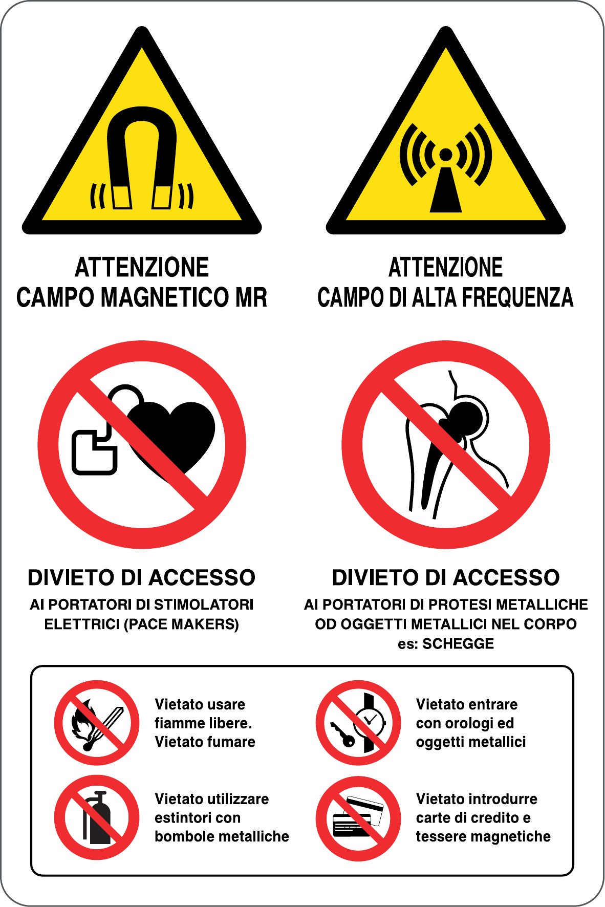 Cartelli e adesivi - Pericolo schiacciamento, Attenzione alle mani Cartelli e adesivi - Pericolo schiacciamento, Attenzione alle mani