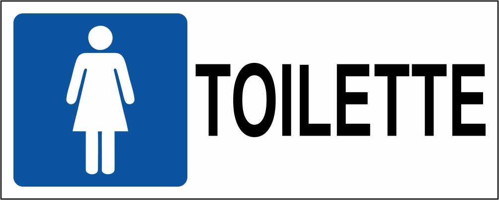TOILETTE WOMAN - CARTELLO SEGNALETICO UNI ISO 7010 in Adesivo Resistente, Pannello in Forex, Pannello In Alluminio