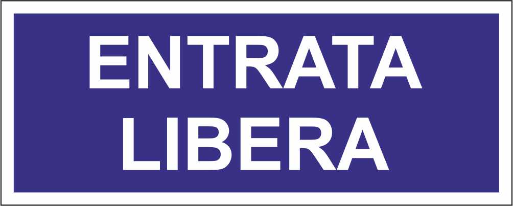 ENTRATA LIBERA - CARTELLO SEGNALETICO UNI ISO 7010 in Adesivo Resistente, Pannello in Forex, Pannello In Alluminio