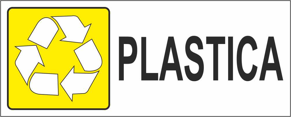 PLASTICA - CARTELLO SEGNALETICO UNI ISO 7010 in Adesivo Resistente, Pannello in Forex, Pannello In Alluminio