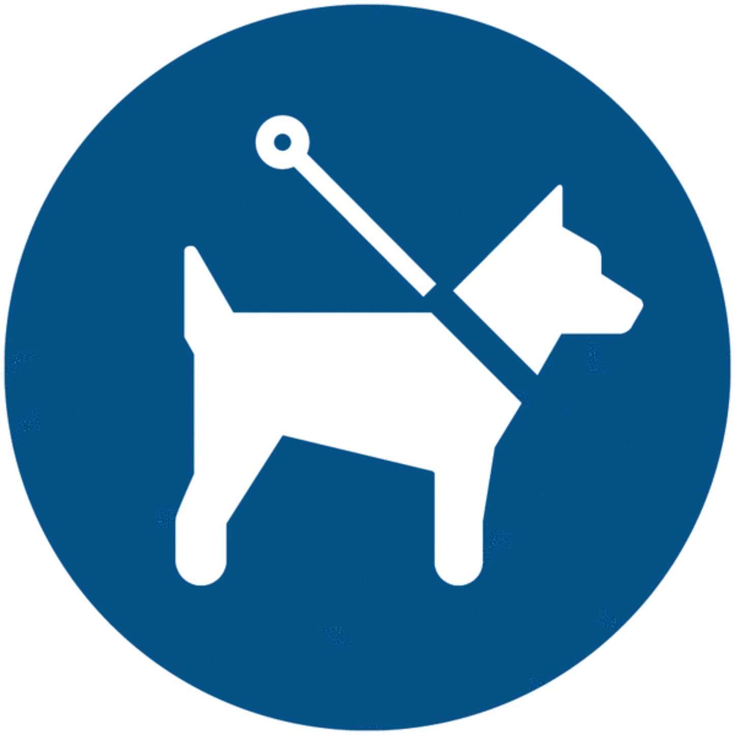 NEW CARTELLO SEGNALETICO ROTONDO - Tenere i cani al guinzaglio - Adesivo Extra Resistente, Pannello in Forex, Pannello In AlluminioNon alterare lo stato dell’interruttore