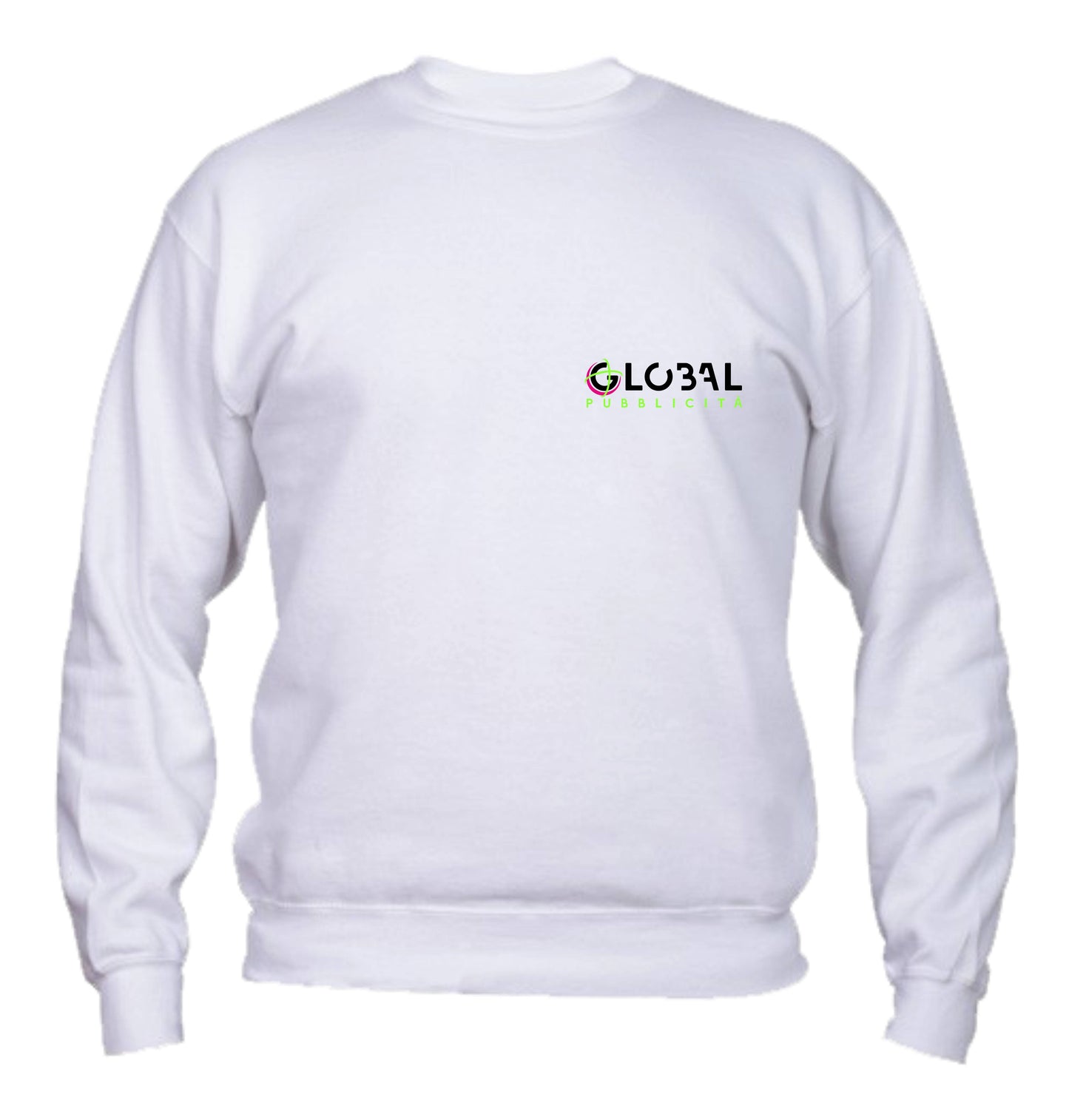 Stock 100 Felpe Girocollo Uomo - Personalizzate con logo Stampa Lato cuore - Maglietta Super vestibilità Top qualità