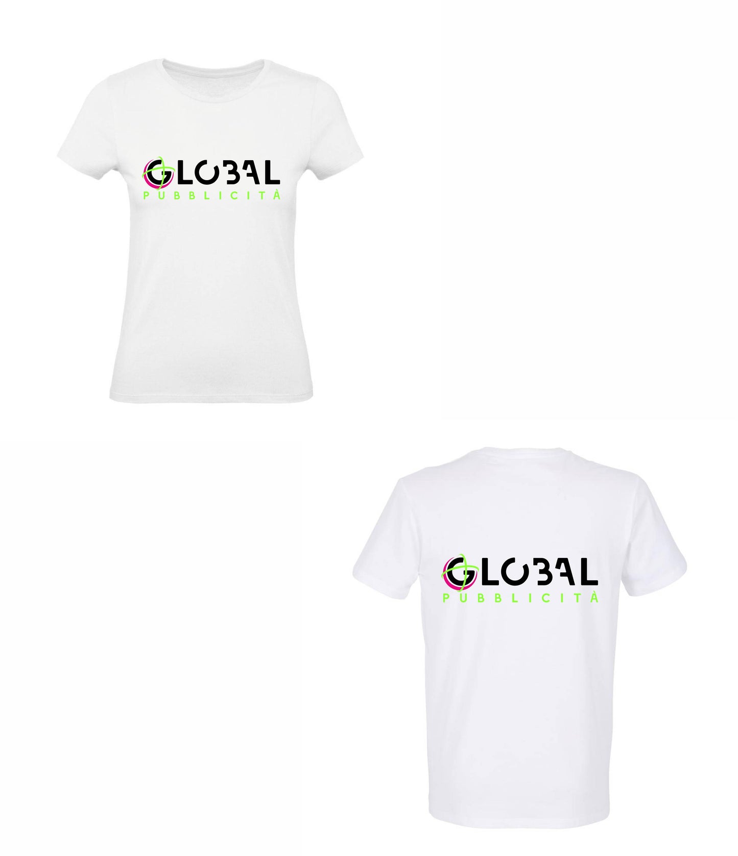 Stock 100 T-shirt Donna - Personalizzate con logo Stampa fronte e retro - Maglietta Super vestibilità Top qualità