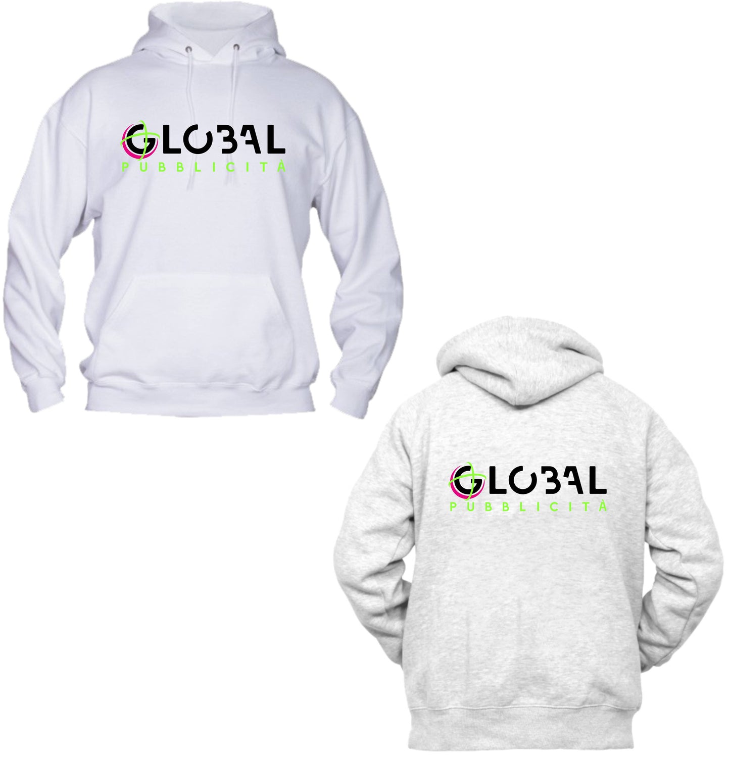 Stock 100 Felpe Cappuccio Uomo - Personalizzate con logo Stampa fronte e retro - Maglietta Super vestibilità Top qualità