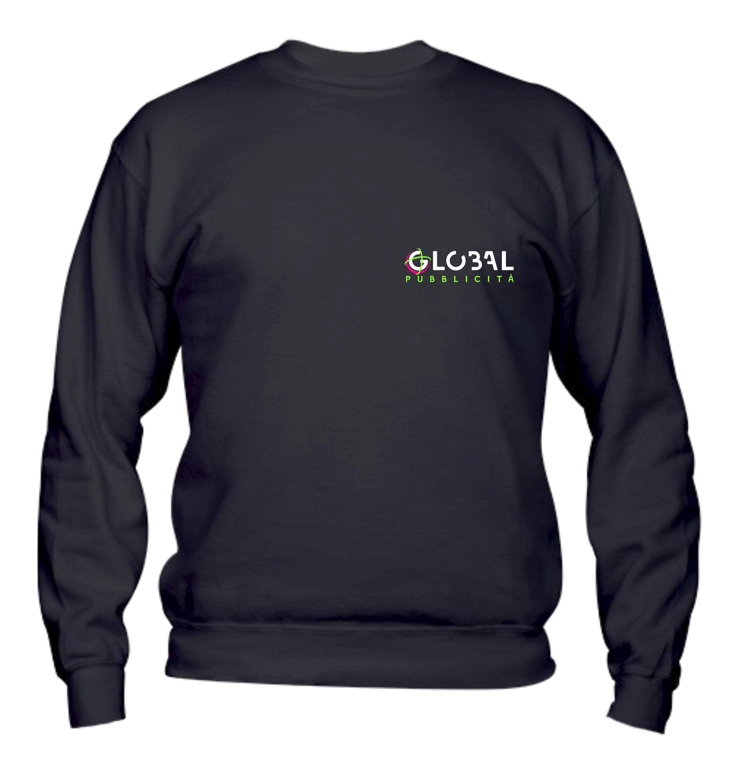 Stock 100 Felpe Girocollo Uomo - Personalizzate con logo Stampa Lato cuore - Maglietta Super vestibilità Top qualità
