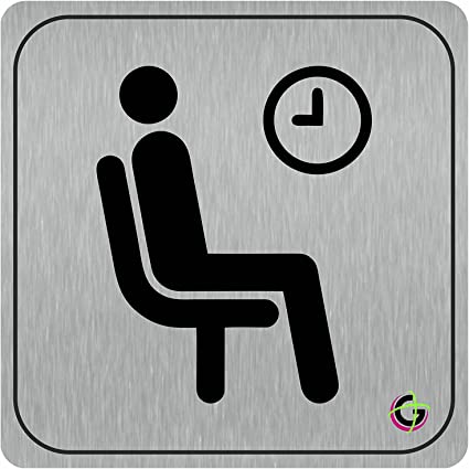 TARGHETTE IN ALLUMINIO SPAZZOLATO da 3 mm L 15 x H 15 cm - Targhetta Autoadesive, Impermeabili Lavabili, uffici, Pub, Banche, aziende, ufficio