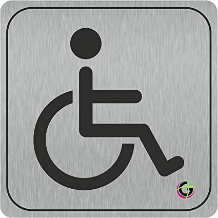 TARGHETTE IN ALLUMINIO SPAZZOLATO da 3 mm L 15 x H 15 cm - Targhetta Autoadesive, Impermeabili Lavabili, uffici, Pub, Banche, aziende, ufficio