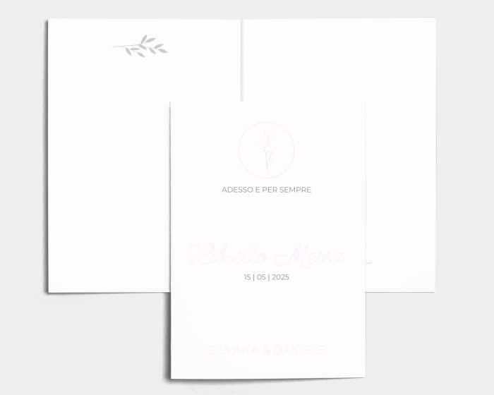 Libretto Cerimonia Nozze CON STAMPA AD ALTA QUALITÁ - Shining Circle - Libretto messa completamente PERSONALIZZABILE (ANCHE I COLORI)