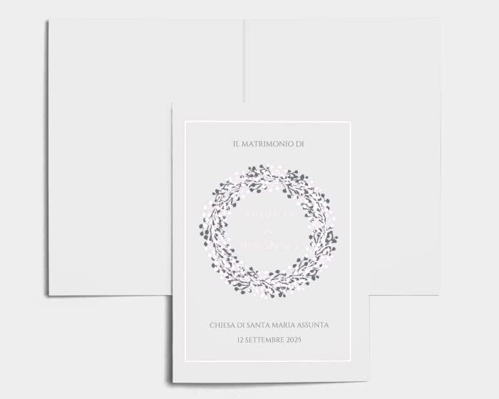 Libretto Cerimonia Nozze CON STAMPA AD ALTA QUALITÁ - Cesar - Libretto messa completamente PERSONALIZZABILE (ANCHE I COLORI)