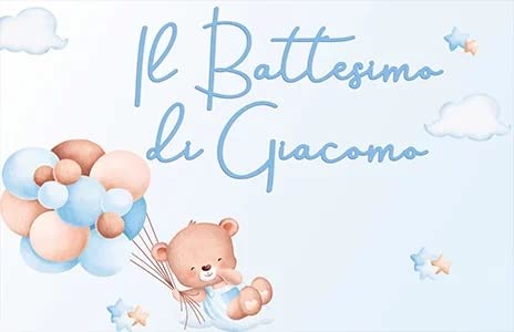 Banner Personalizzato Per Comunione - 150x50 Cm, In PVC Per Esterno, Garanzia 5 Anni, Con Nome - Foto 2