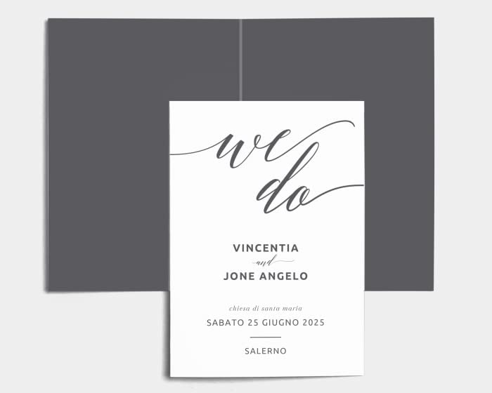 Libretto Cerimonia Nozze CON STAMPA AD ALTA QUALITÁ - We do - Libretto messa completamente PERSONALIZZABILE (ANCHE I COLORI)
