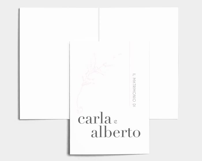 Libretto Cerimonia Nozze CON STAMPA AD ALTA QUALITÁ - Elegante - Libretto messa completamente PERSONALIZZABILE (ANCHE I COLORI)