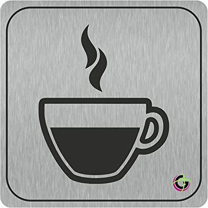 TARGHETTE IN ALLUMINIO SPAZZOLATO da 3 mm L 15 x H 15 cm - Targhetta Autoadesive, Impermeabili Lavabili, uffici, Pub, Banche, aziende, ufficio