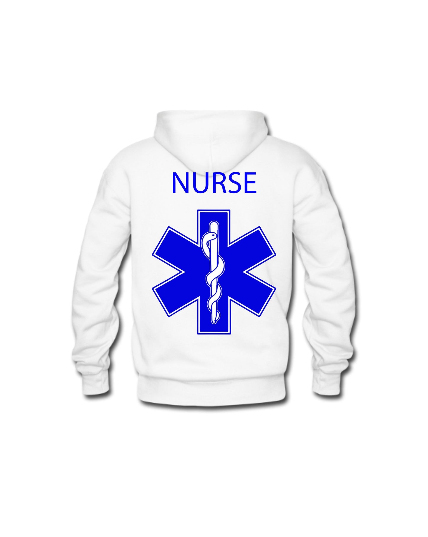 Felpa Cappuccio Uomo o Donna Cotone Basic Super vestibilità Top qualità - Ruolo NURSE  - Personalizzata con Nome