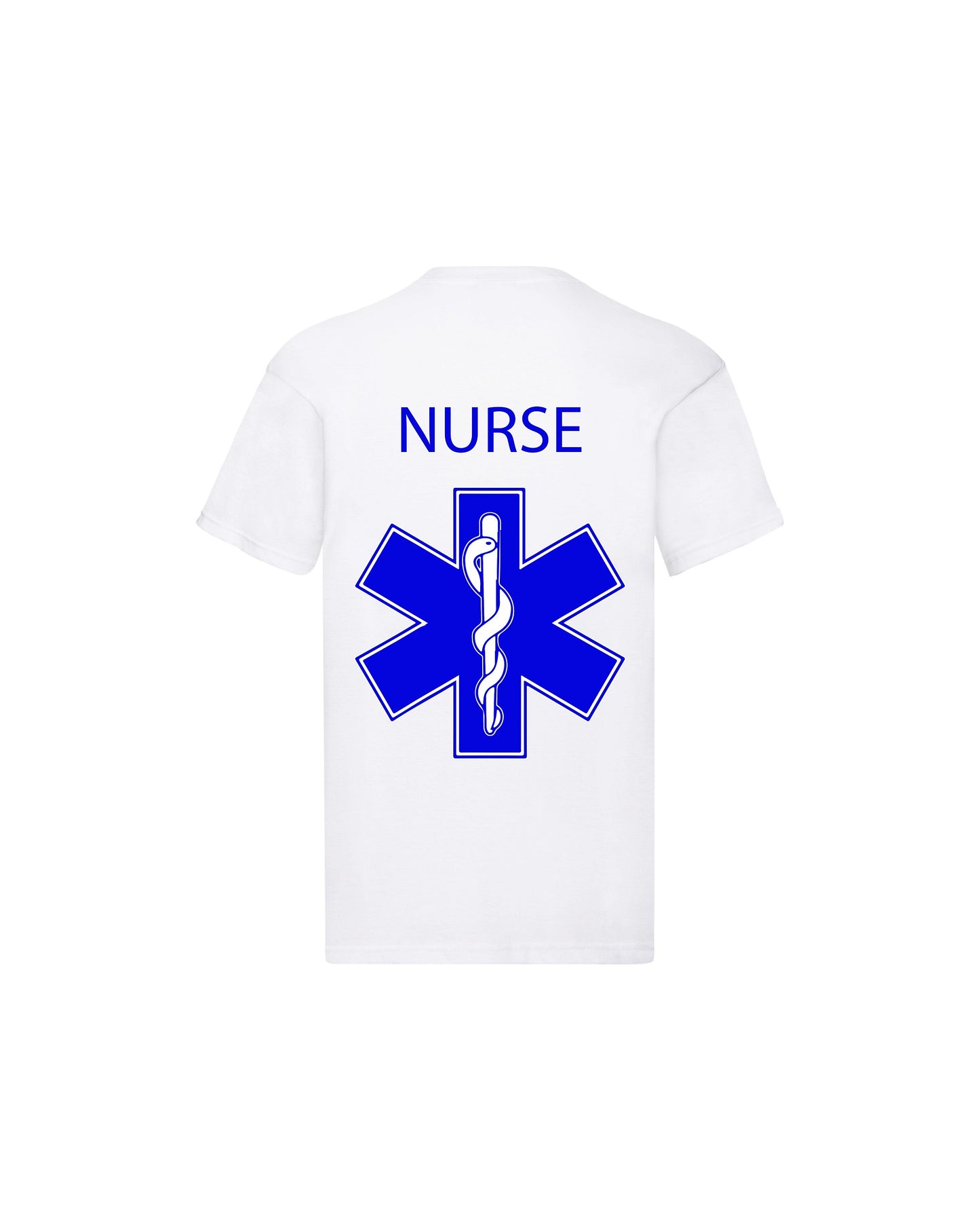 T-Shirt Uomo o Donna Cotone Basic Super vestibilità Top qualità - Ruolo NURSE - Personalizzata con Nome