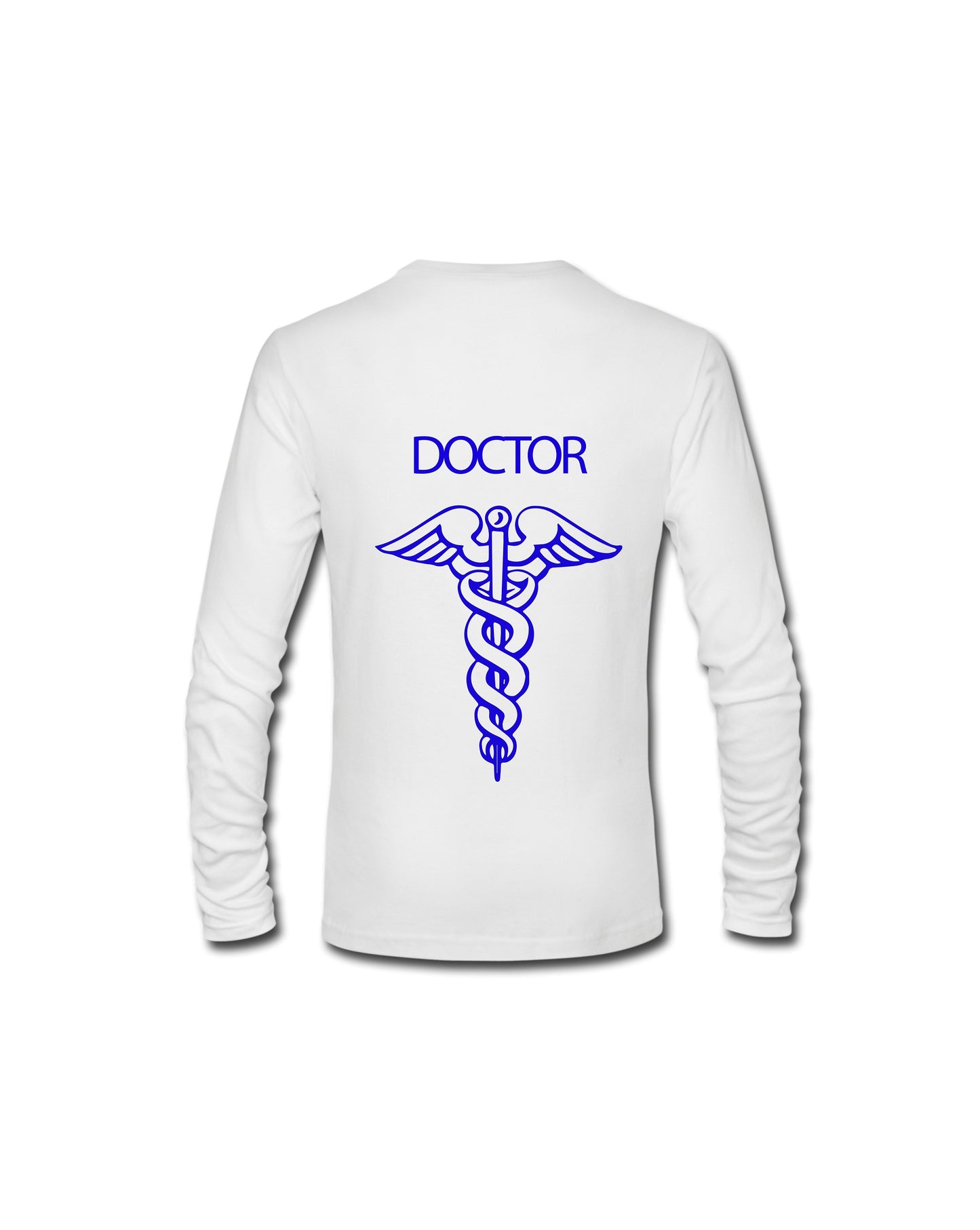 Felpa Girocollo Uomo o Donna Cotone Basic Super vestibilità Top qualità - Ruolo di medico DOCTOR - Personalizzata con Nome