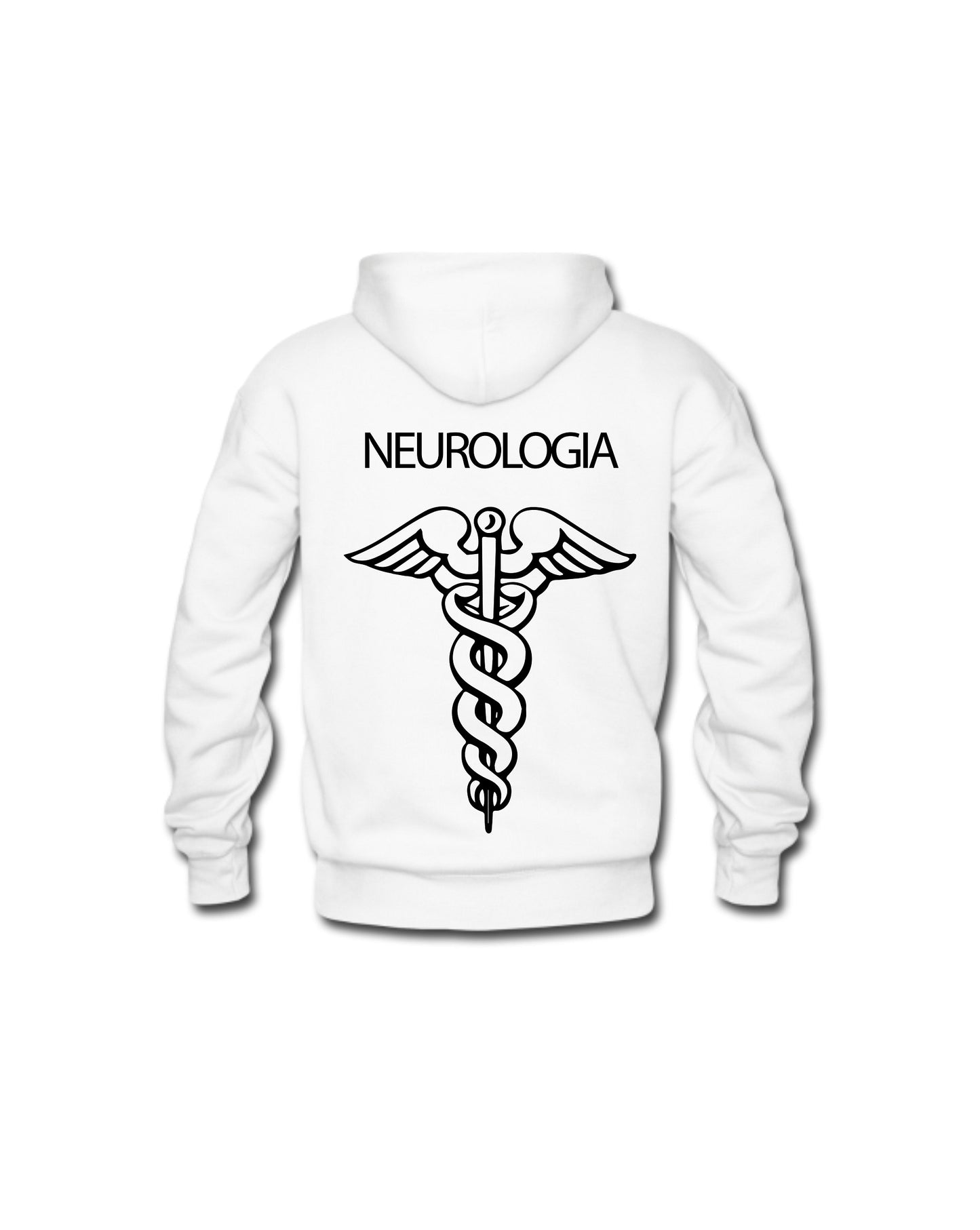 Felpa Cappuccio Uomo o Donna Cotone Basic Super vestibilità Top qualità - Operatore Neurologia - Personalizzata con Nome