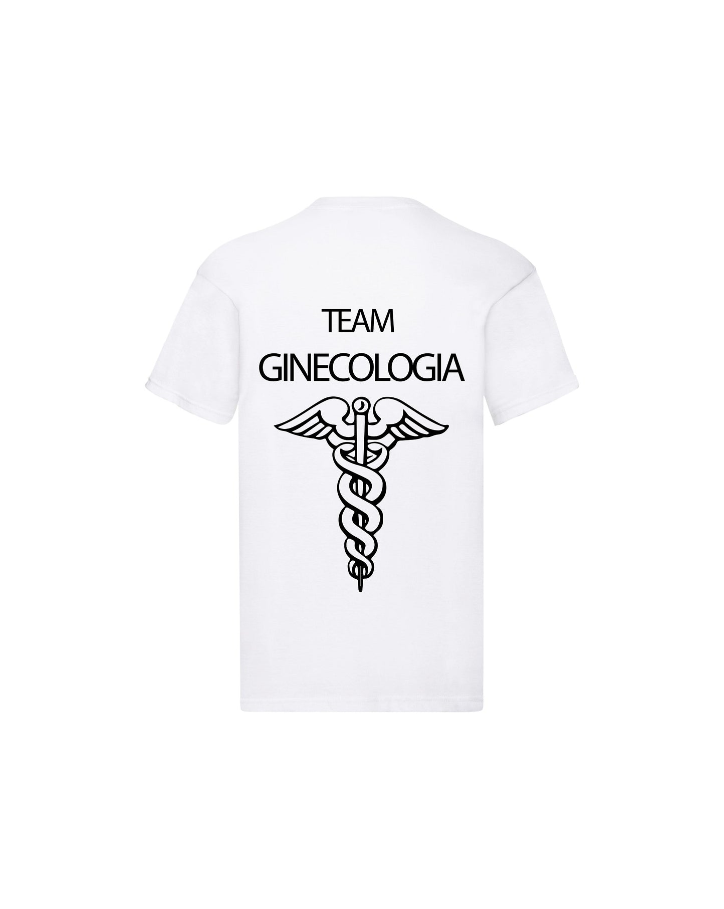 T-Shirt Uomo o Donna Cotone Basic Super vestibilità Top qualità - Team ginecologia - Personalizzata con Nome