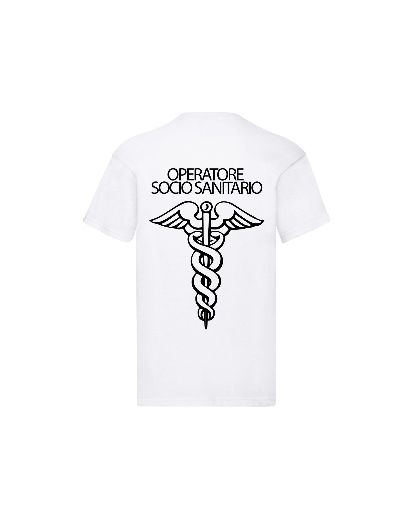 T-Shirt Uomo o Donna Cotone Basic Super vestibilità Top qualità - Ruolo operatore OSS - Personalizzata con Nome