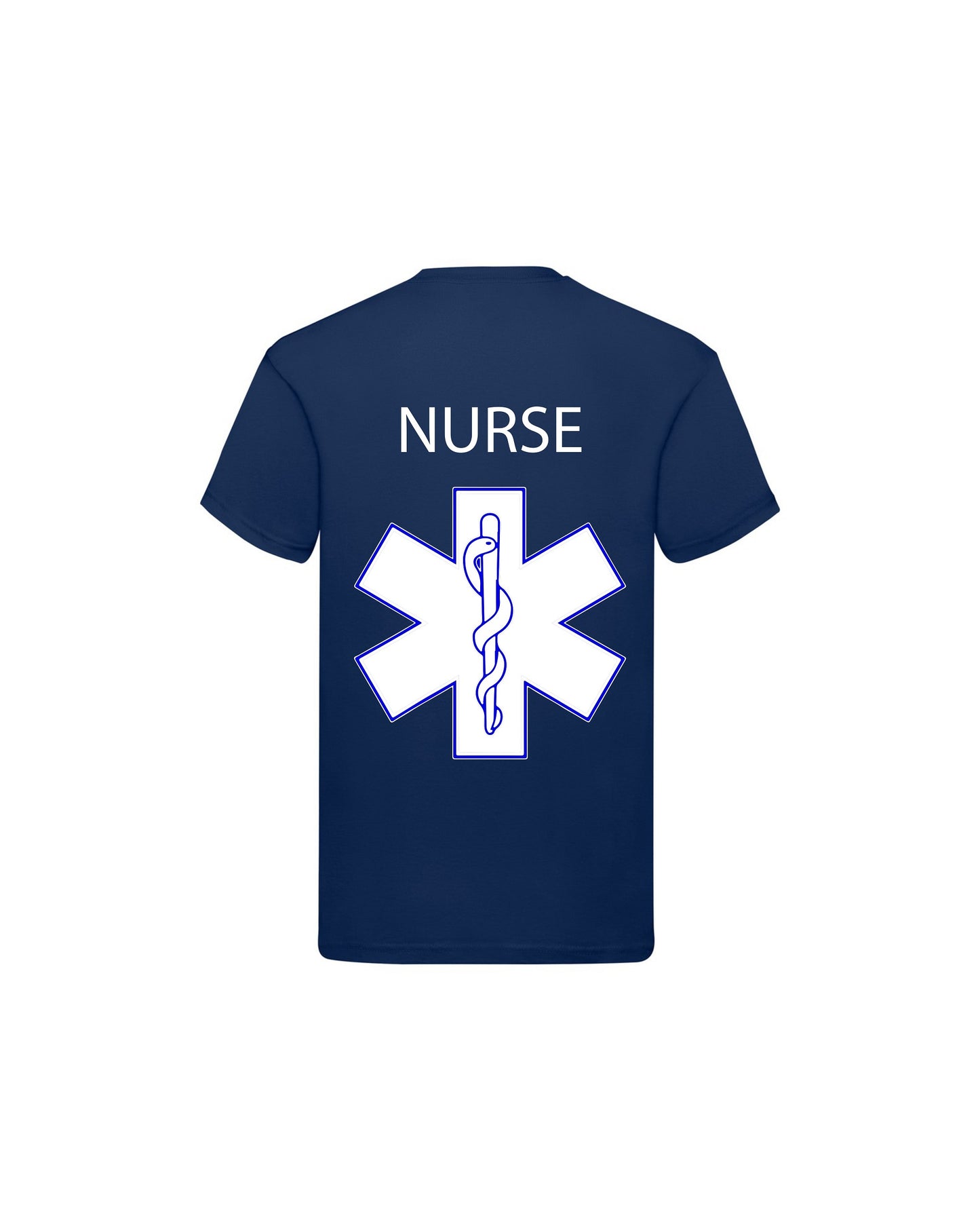 T-Shirt Uomo o Donna Cotone Basic Super vestibilità Top qualità - Ruolo NURSE - Personalizzata con Nome