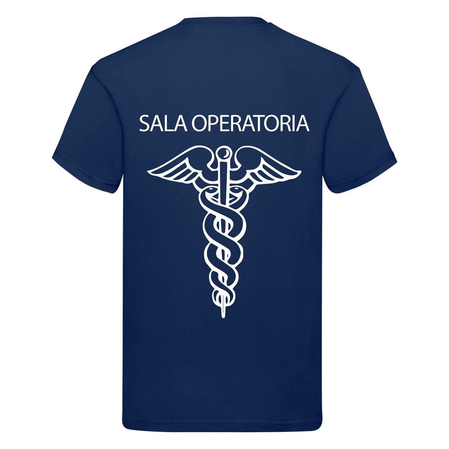 T-Shirt Uomo o Donna Cotone Basic Super vestibilità Top qualità - Operatore Sala Operatoria - Personalizzata con Nome