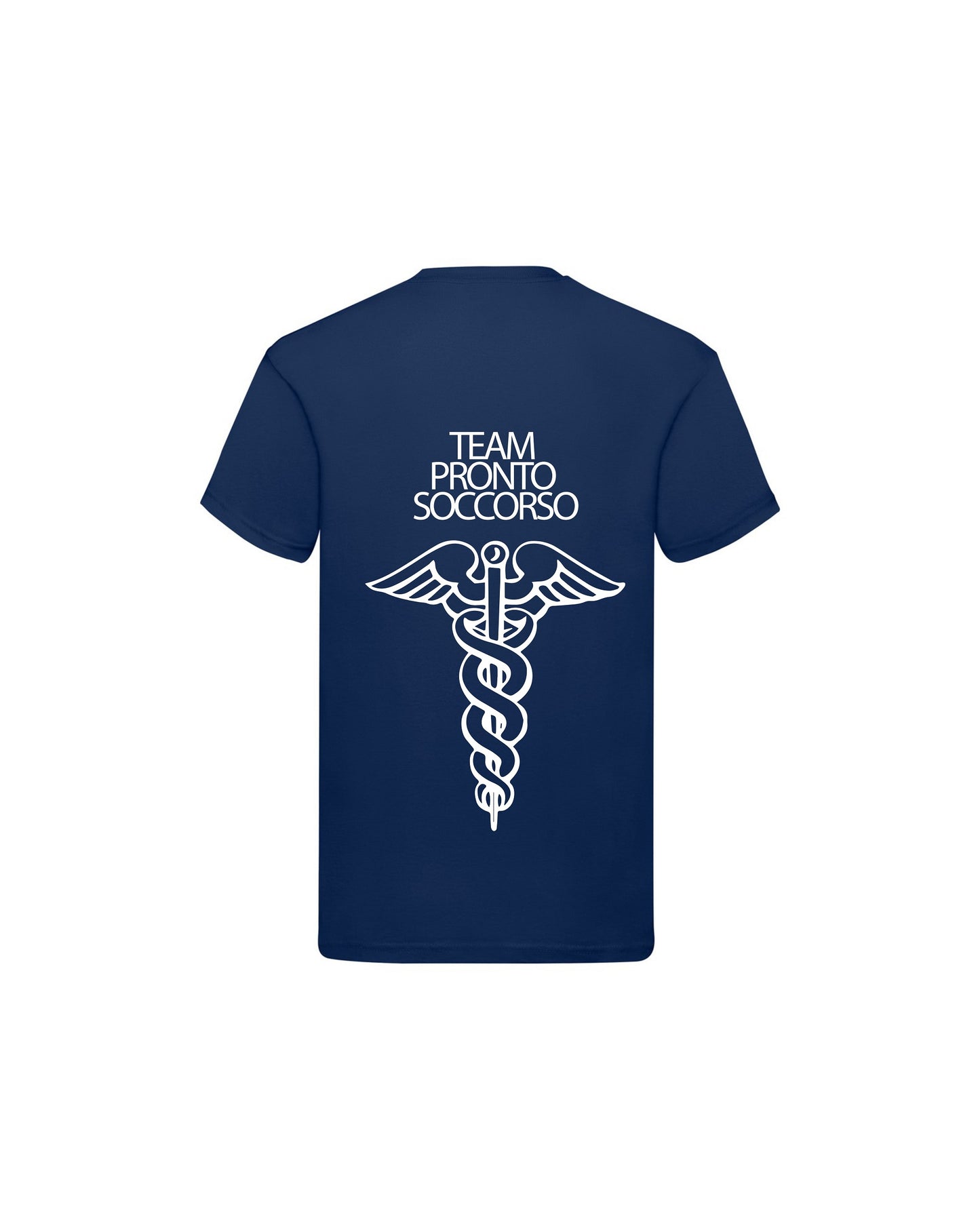 T-Shirt Uomo o Donna Cotone Basic Super vestibilità Top qualità - Team Pronto Soccorso - Personalizzata con Nome