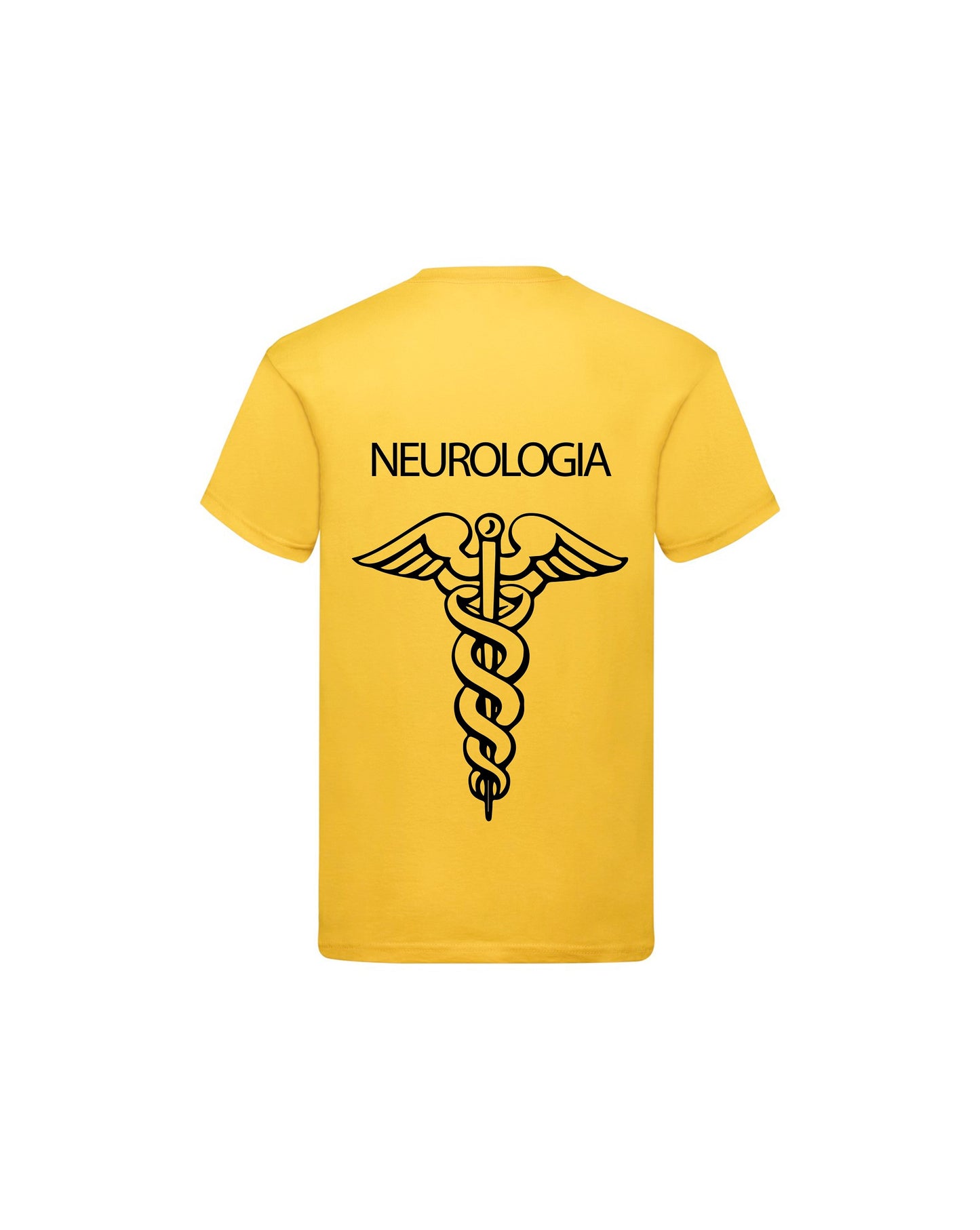 T-Shirt Uomo o Donna Cotone Basic Super vestibilità Top qualità - Operatore Neurologia - Personalizzata con Nome