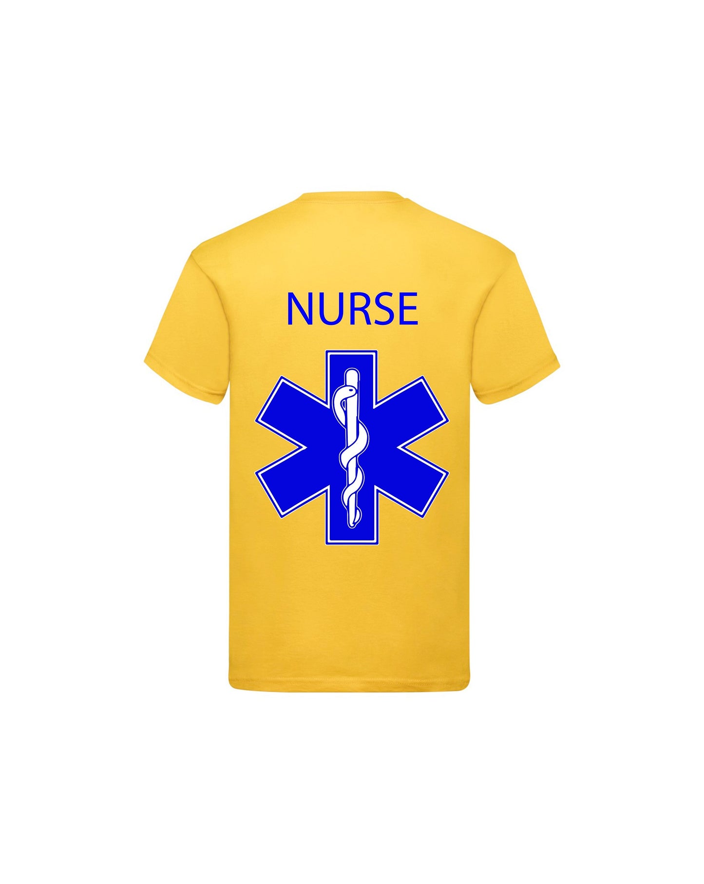 T-Shirt Uomo o Donna Cotone Basic Super vestibilità Top qualità - Ruolo NURSE - Personalizzata con Nome