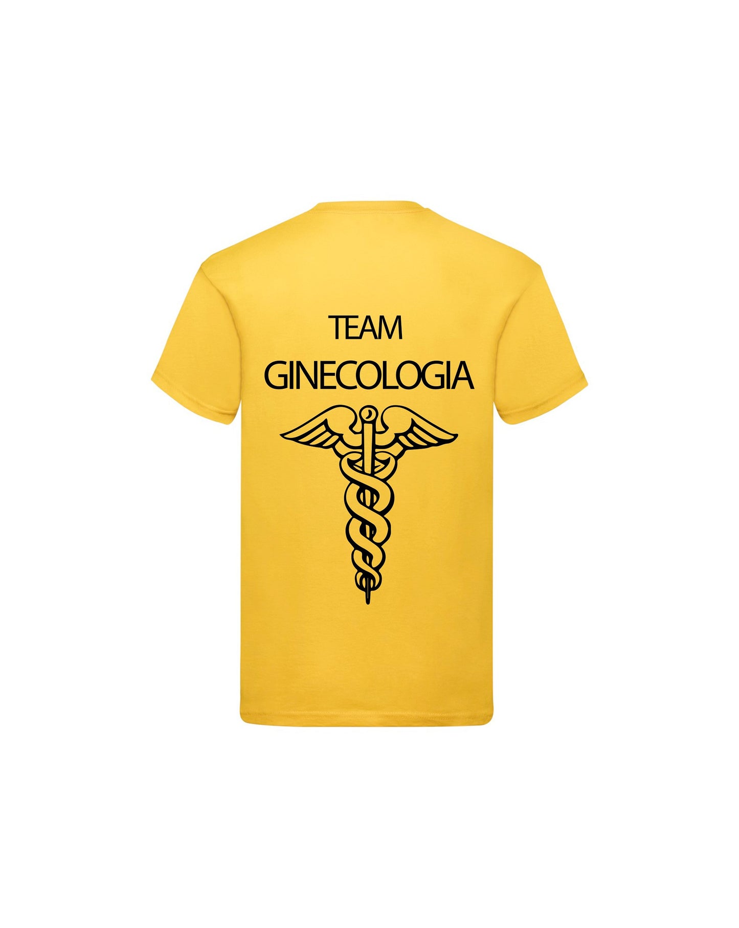 T-Shirt Uomo o Donna Cotone Basic Super vestibilità Top qualità - Team ginecologia - Personalizzata con Nome