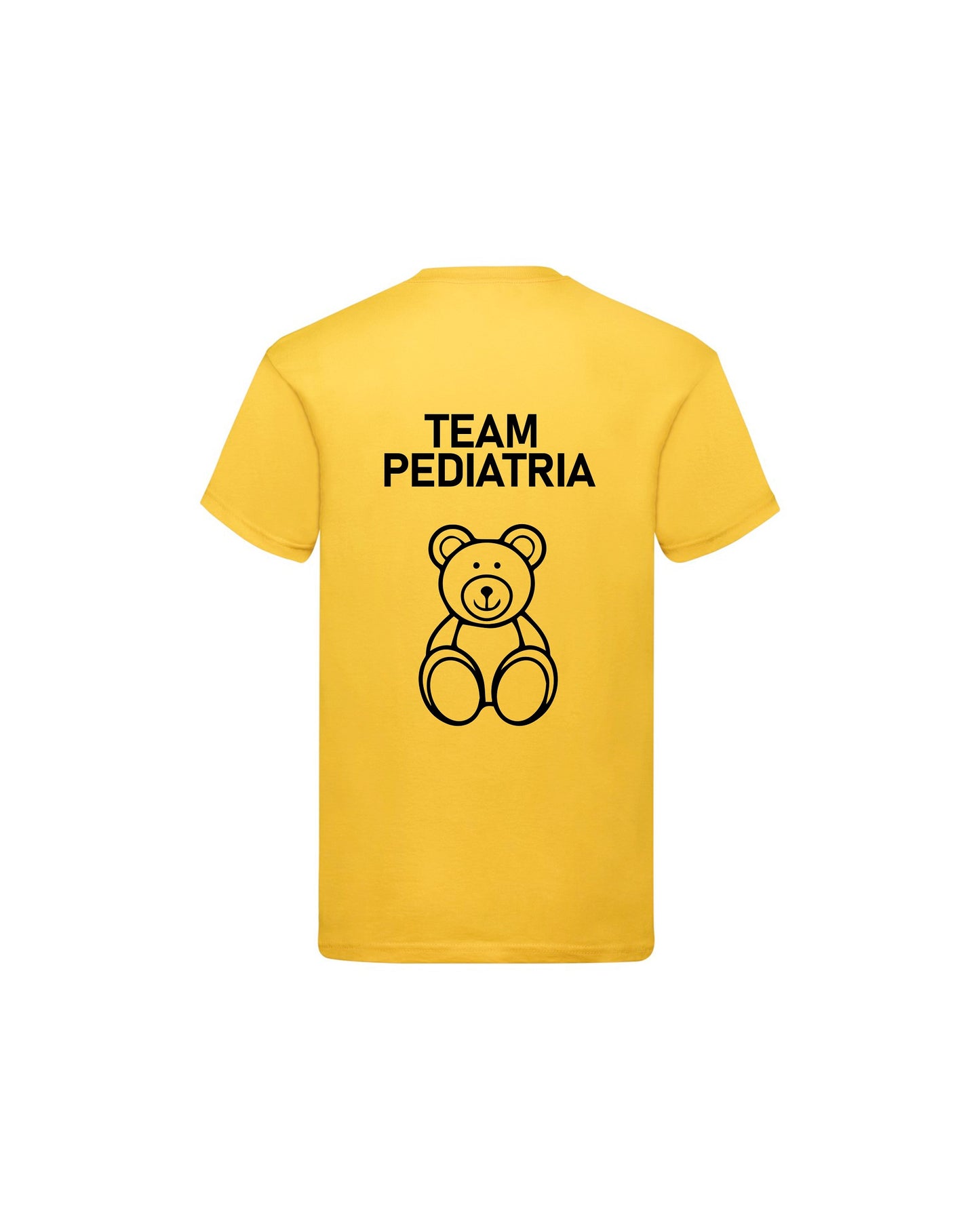 T-Shirt Uomo o Donna Cotone Basic Super vestibilità Top qualità - Team Pediatria - Personalizzata con Nome