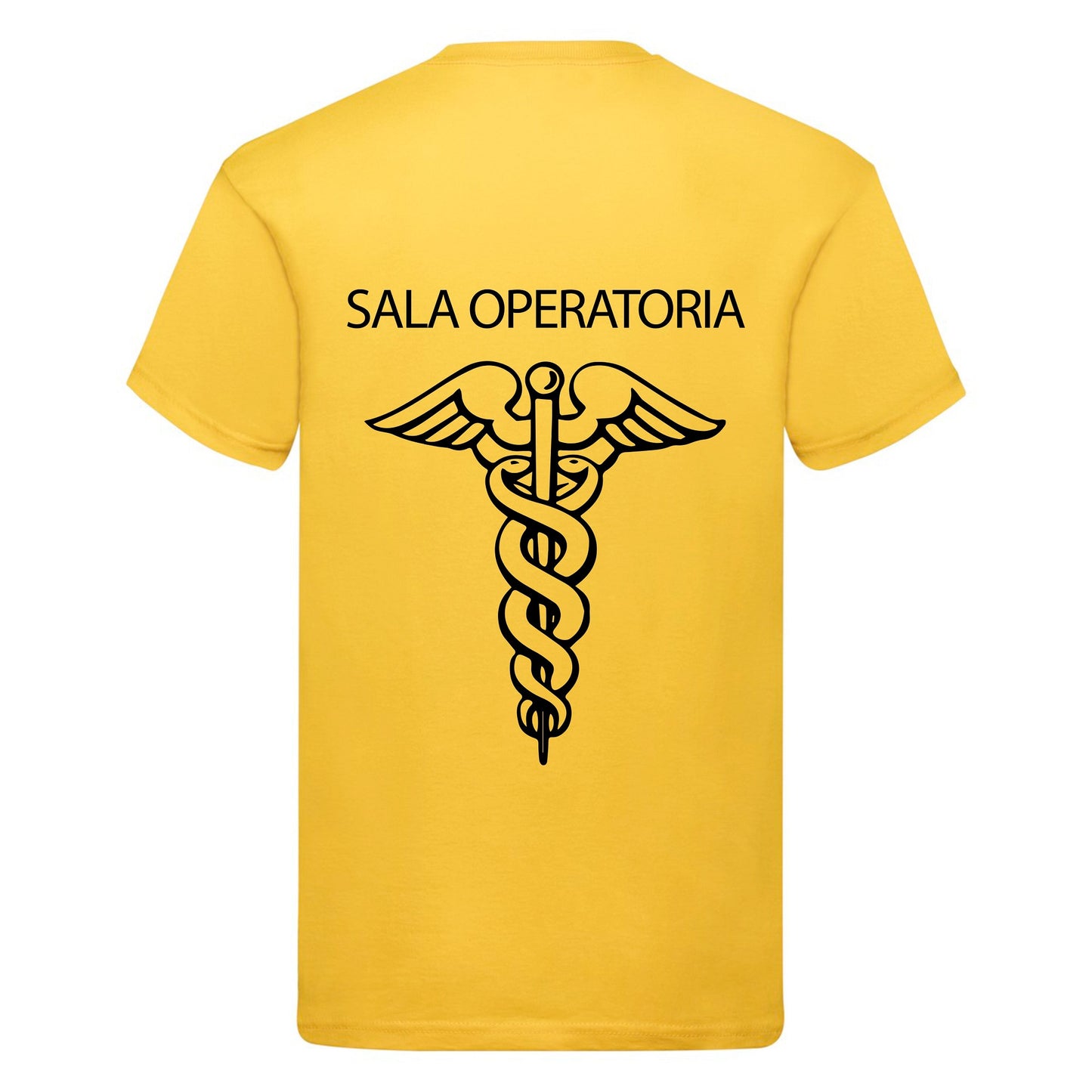 T-Shirt Uomo o Donna Cotone Basic Super vestibilità Top qualità - Operatore Sala Operatoria - Personalizzata con Nome