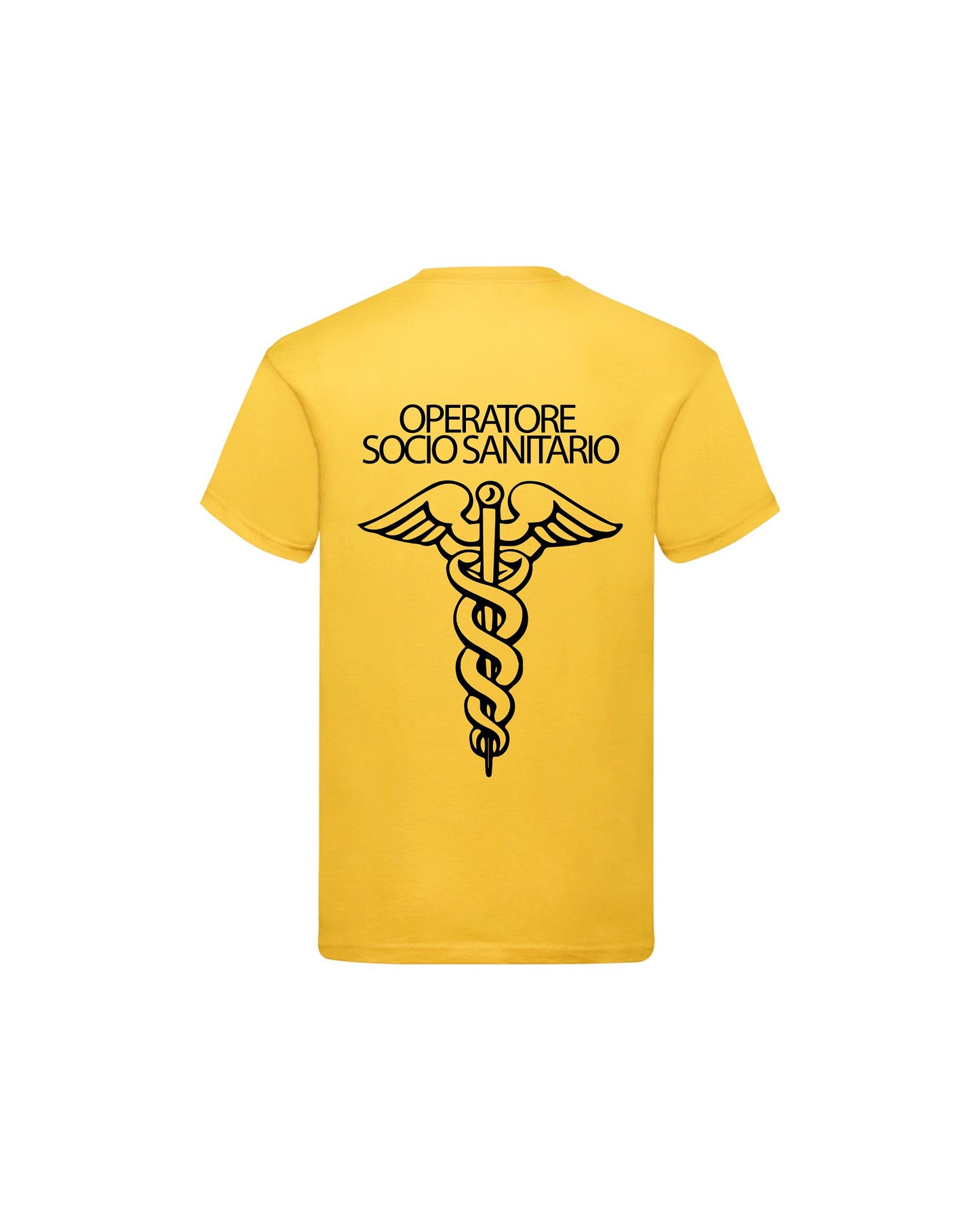 T-Shirt Uomo o Donna Cotone Basic Super vestibilità Top qualità - Ruolo operatore OSS - Personalizzata con Nome