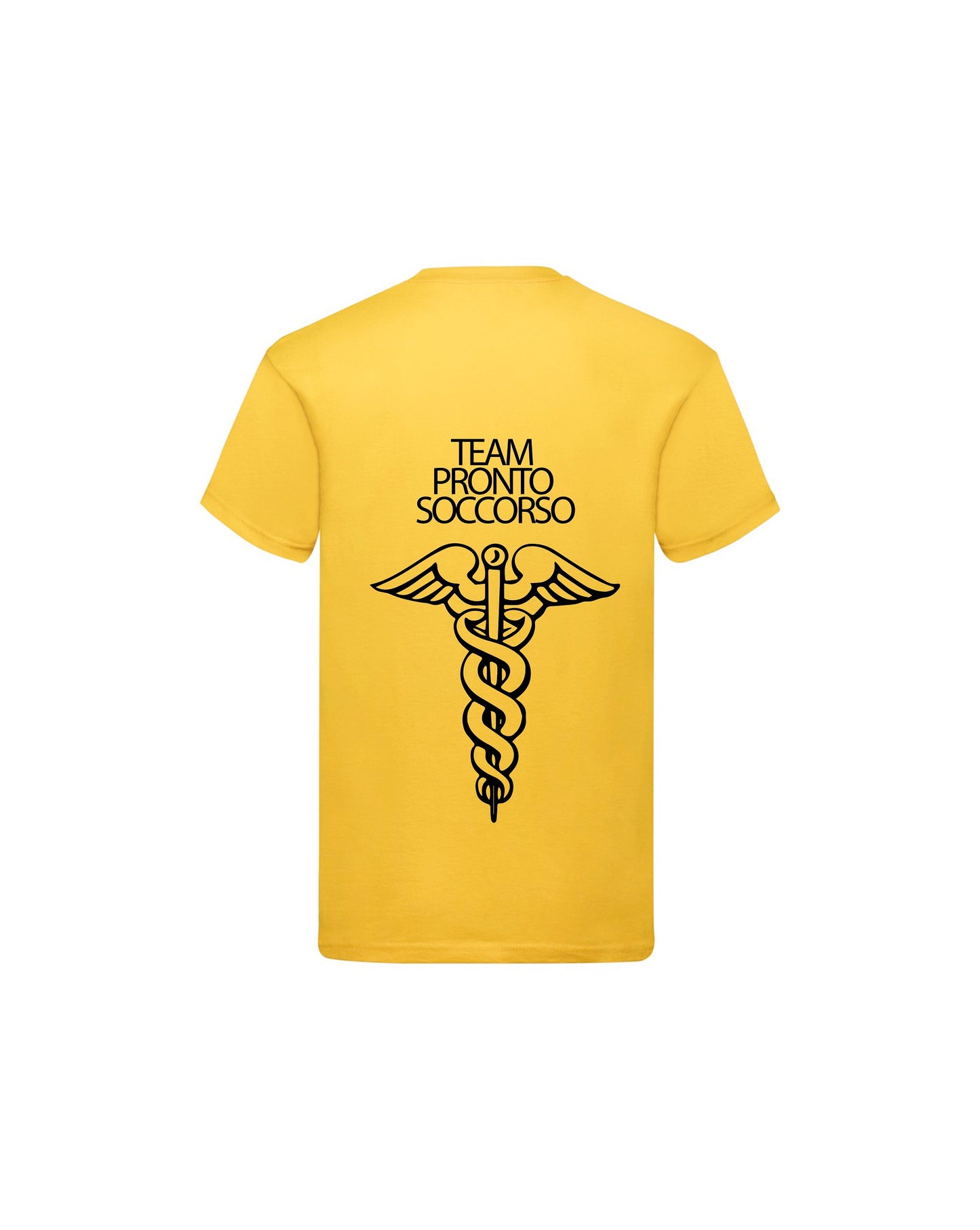 T-Shirt Uomo o Donna Cotone Basic Super vestibilità Top qualità - Team Pronto Soccorso - Personalizzata con Nome