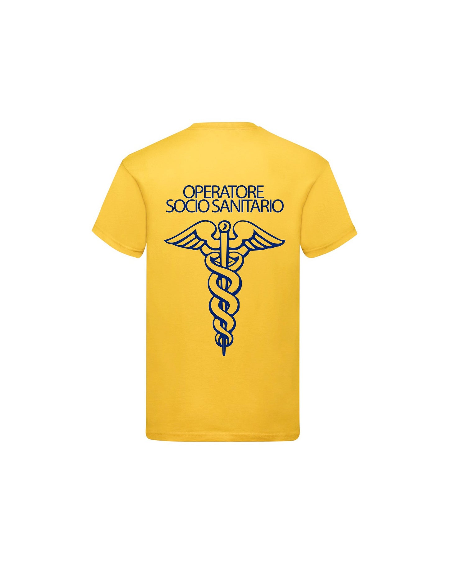 T-Shirt Uomo o Donna Cotone Basic Super vestibilità Top qualità - Ruolo operatore OSS Blu - Personalizzata con Nome