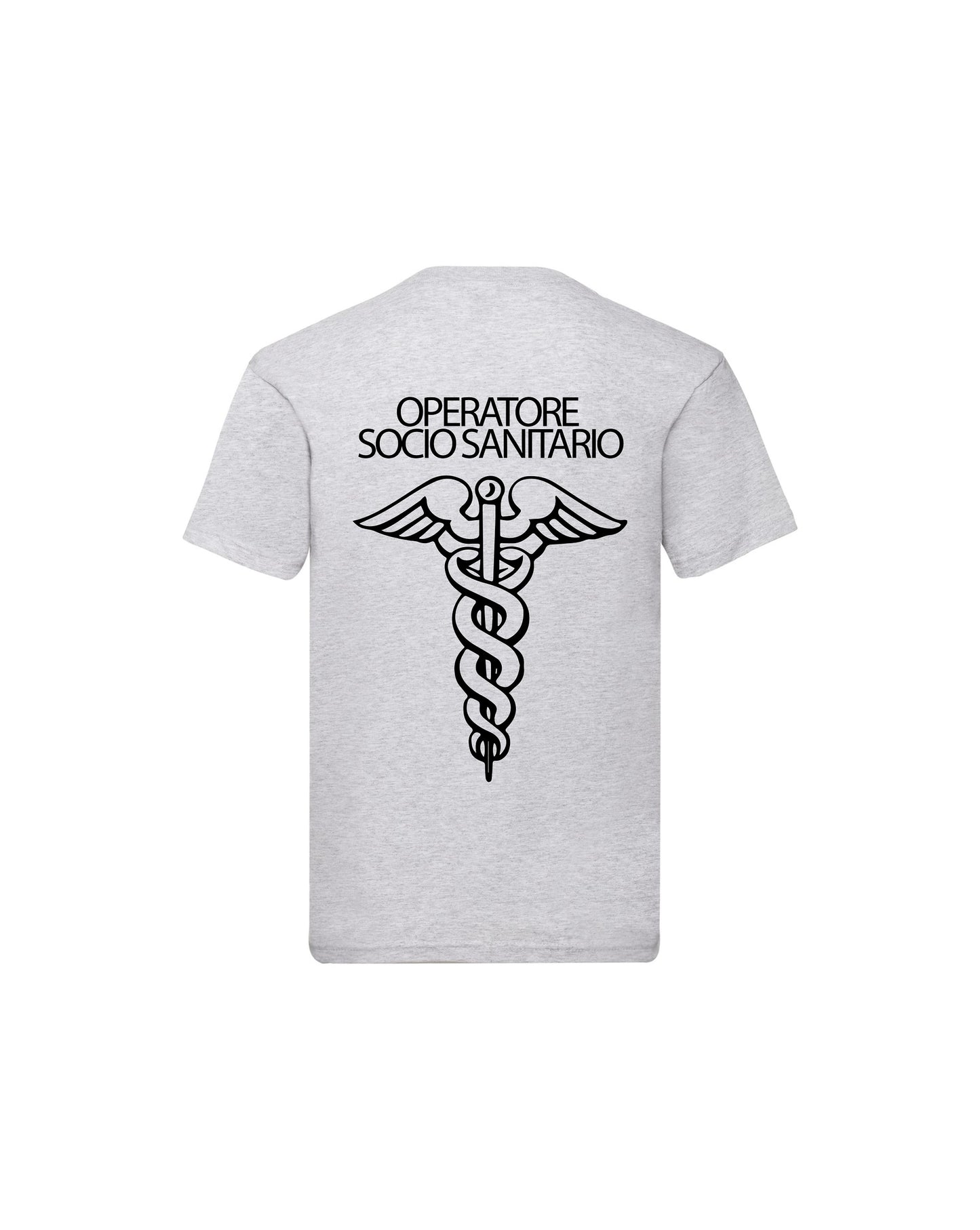 T-Shirt Uomo o Donna Cotone Basic Super vestibilità Top qualità - Ruolo operatore OSS - Personalizzata con Nome