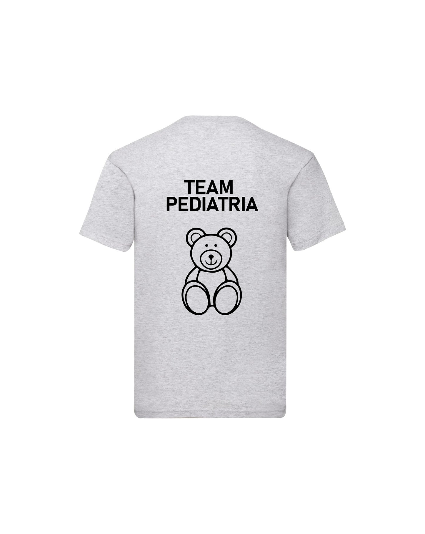 T-Shirt Uomo o Donna Cotone Basic Super vestibilità Top qualità - Team Pediatria - Personalizzata con Nome