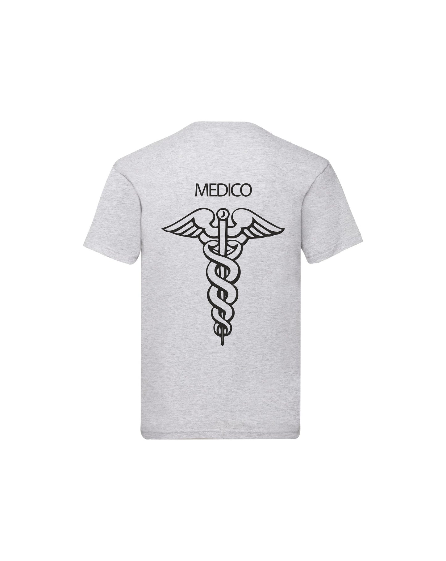 T-Shirt Uomo o Donna Cotone Basic Super vestibilità Top qualità - Ruolo di Medico Croce - Personalizzata con Nome