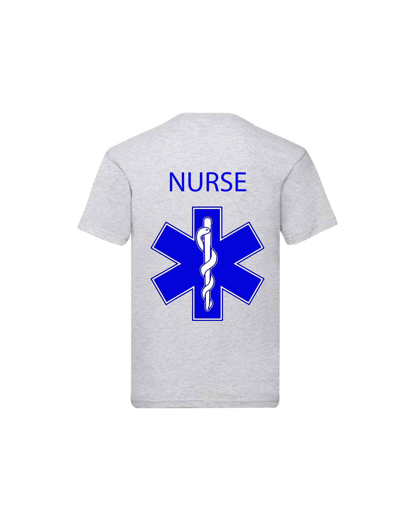 T-Shirt Uomo o Donna Cotone Basic Super vestibilità Top qualità - Ruolo NURSE - Personalizzata con Nome