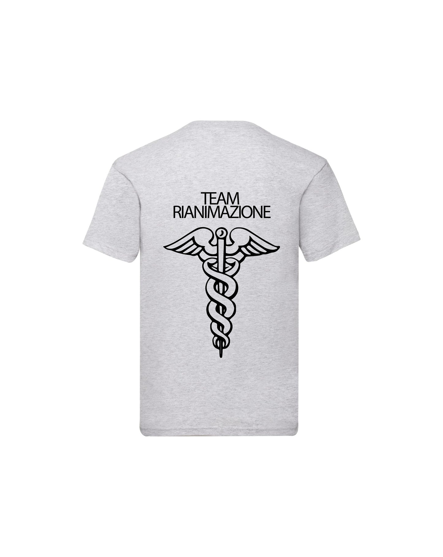 T-Shirt Uomo o Donna Cotone Basic Super vestibilità Top qualità - Team Rianimazione - Personalizzata con Nome