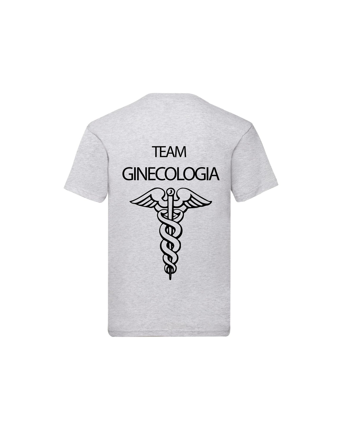 T-Shirt Uomo o Donna Cotone Basic Super vestibilità Top qualità - Team ginecologia - Personalizzata con Nome