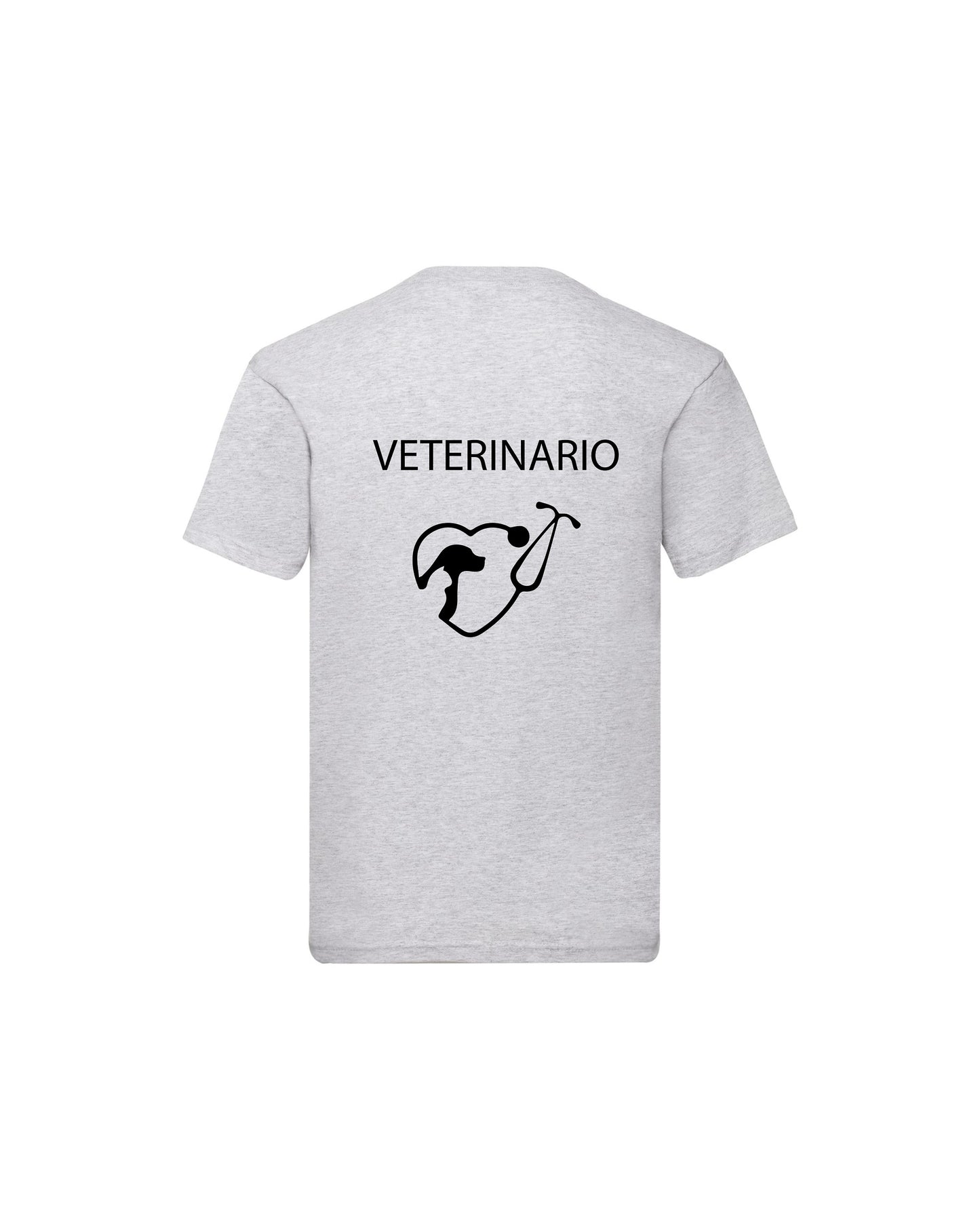T-Shirt Uomo o Donna Cotone Basic Super vestibilità Top qualità - Ruolo Veterinario - Personalizzata con Nome