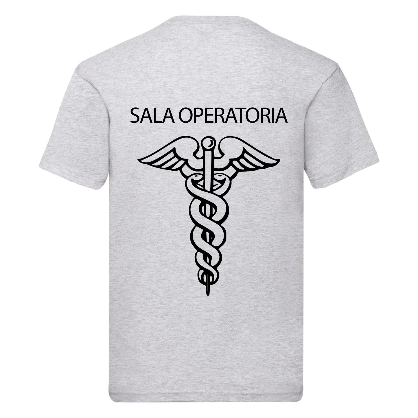 T-Shirt Uomo o Donna Cotone Basic Super vestibilità Top qualità - Operatore Sala Operatoria - Personalizzata con Nome